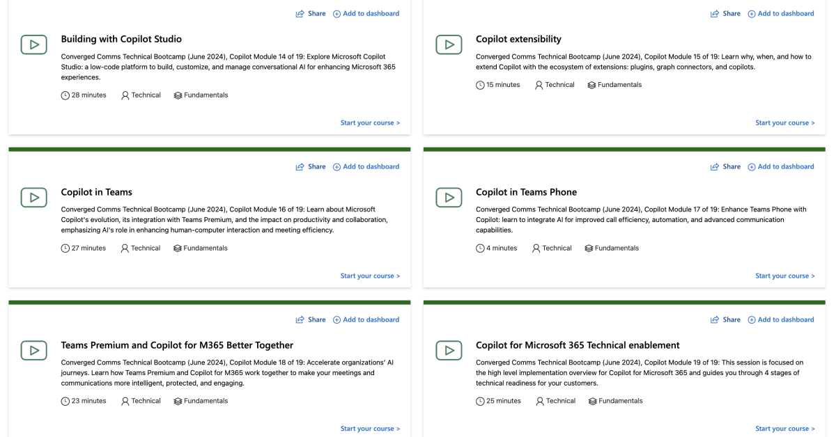 Technical Bootcamp Videos for Microsoft Teams Rooms, Phone and Copilot Partners – June 2024